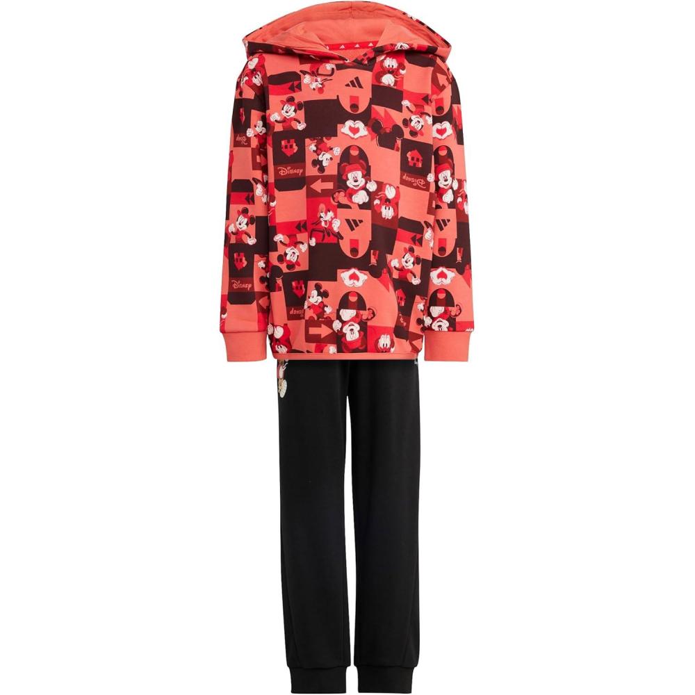 image:imageadidas girls Disney Mickey Mouse Jogger SetPreloved ScarletMulticolor