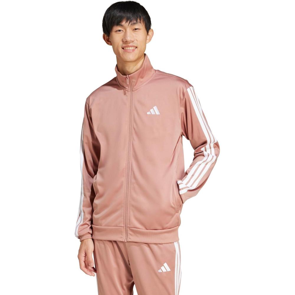 image:imageadidas mens Essentials Warmup 3stripes Track TopWarm Clay