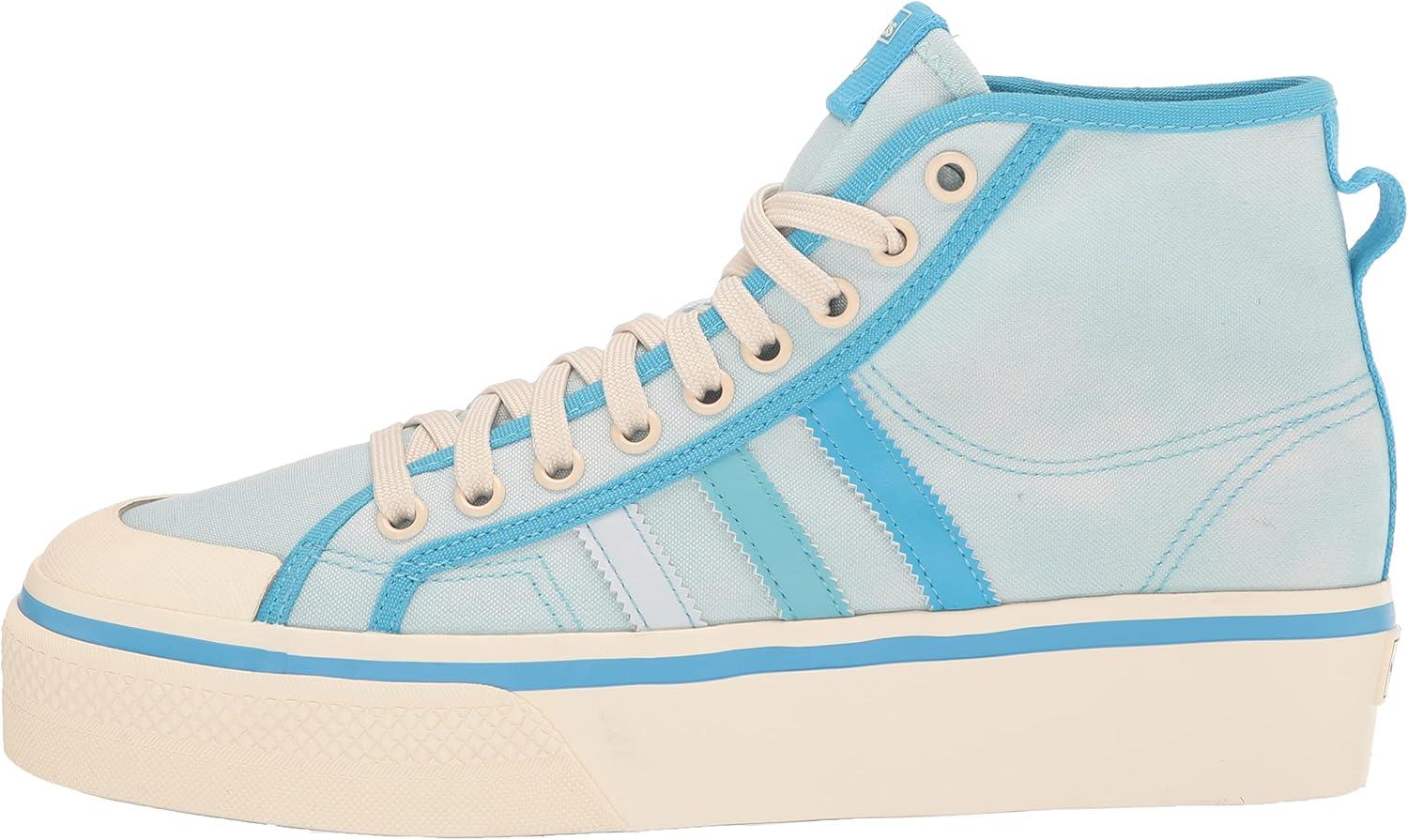 image:imageAdidas Originals Womens Nizza Platform MidAlmost BluePantoneChalk White