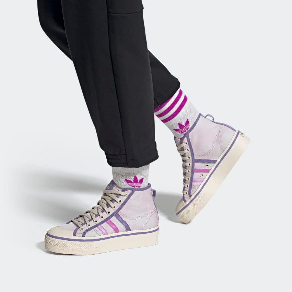 image:imageAdidas Originals Womens Nizza Platform MidAlmost Pink Pulse Lilac Chalk White