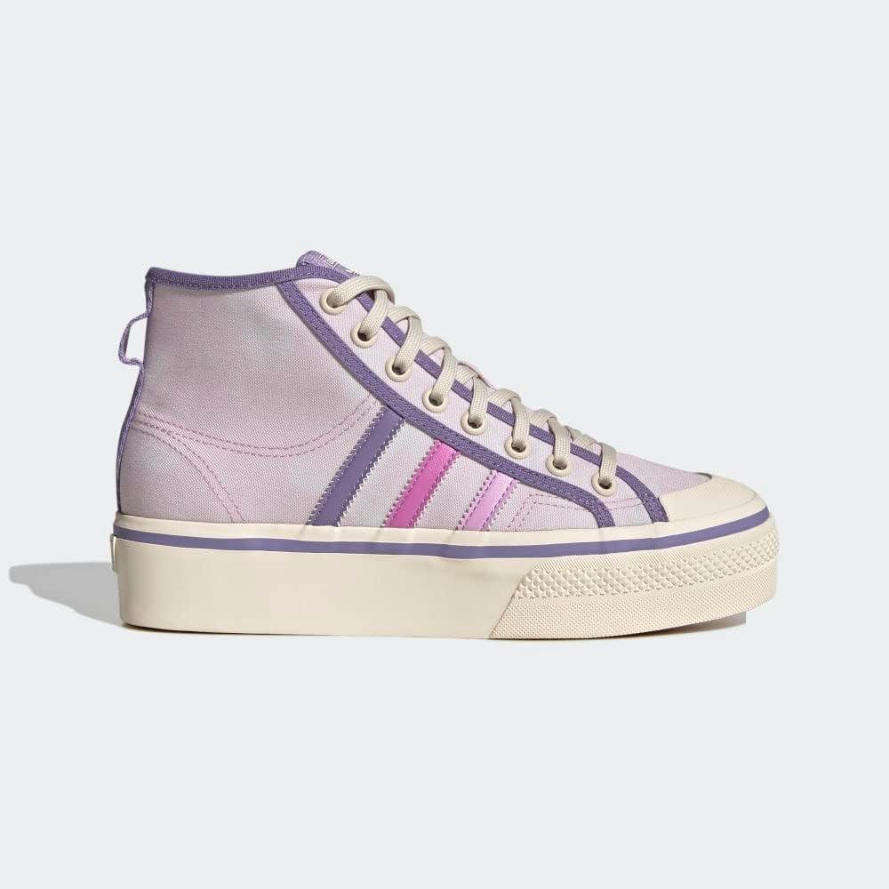 image:imageAdidas Originals Womens Nizza Platform MidAlmost Pink Pulse Lilac Chalk White