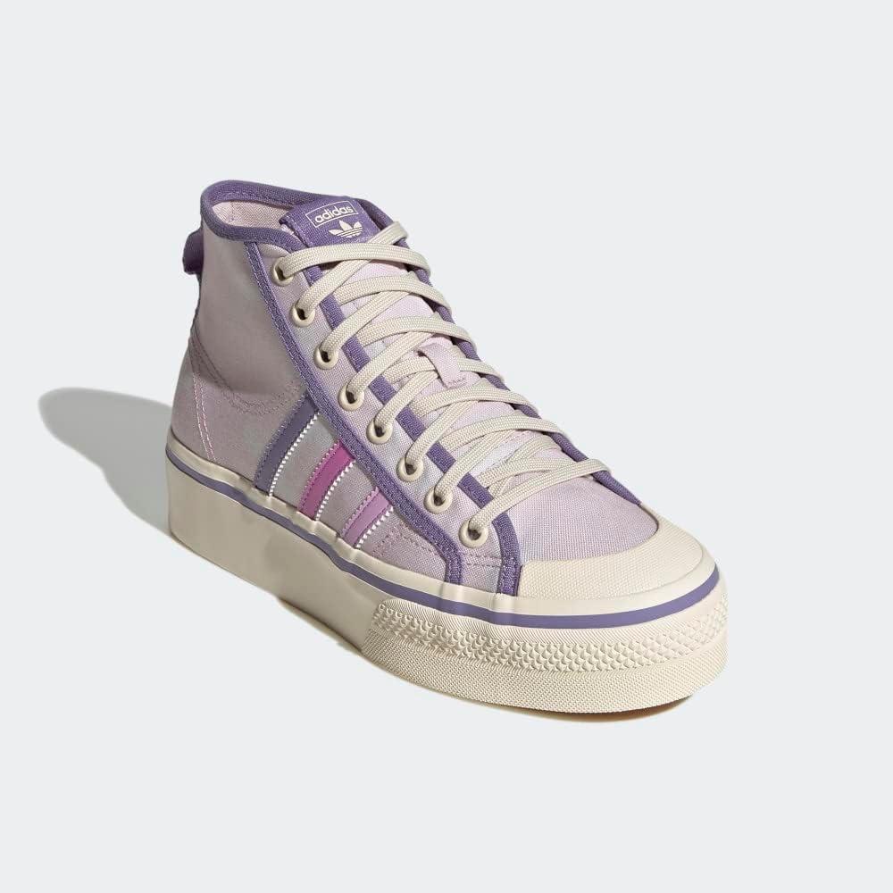 image:imageAdidas Originals Womens Nizza Platform MidAlmost Pink Pulse Lilac Chalk White