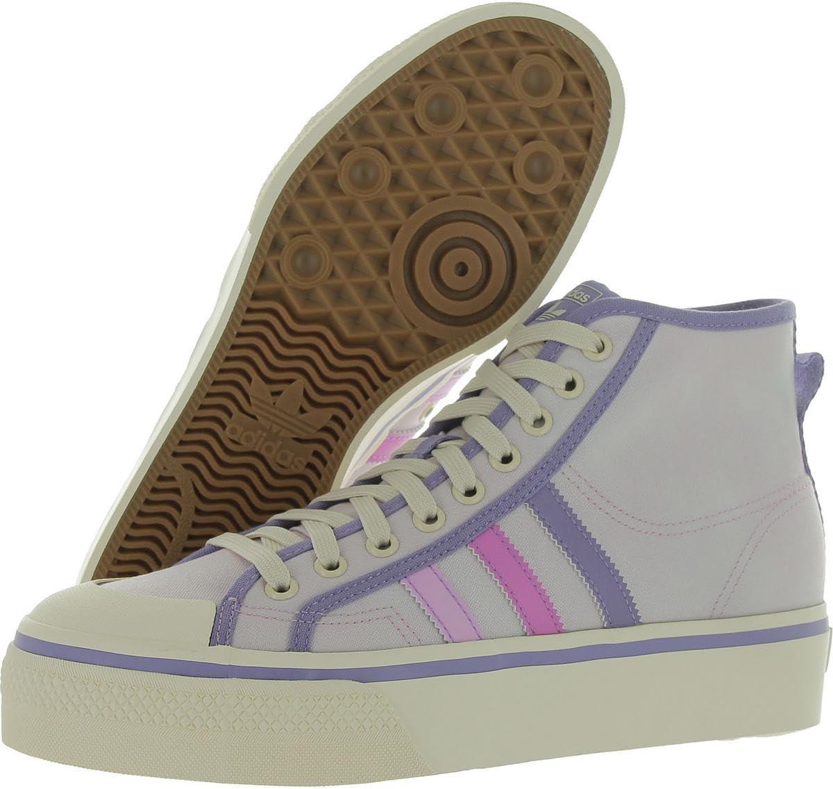 image:imageAdidas Originals Womens Nizza Platform MidAlmost PinkPulse LilacChalk White