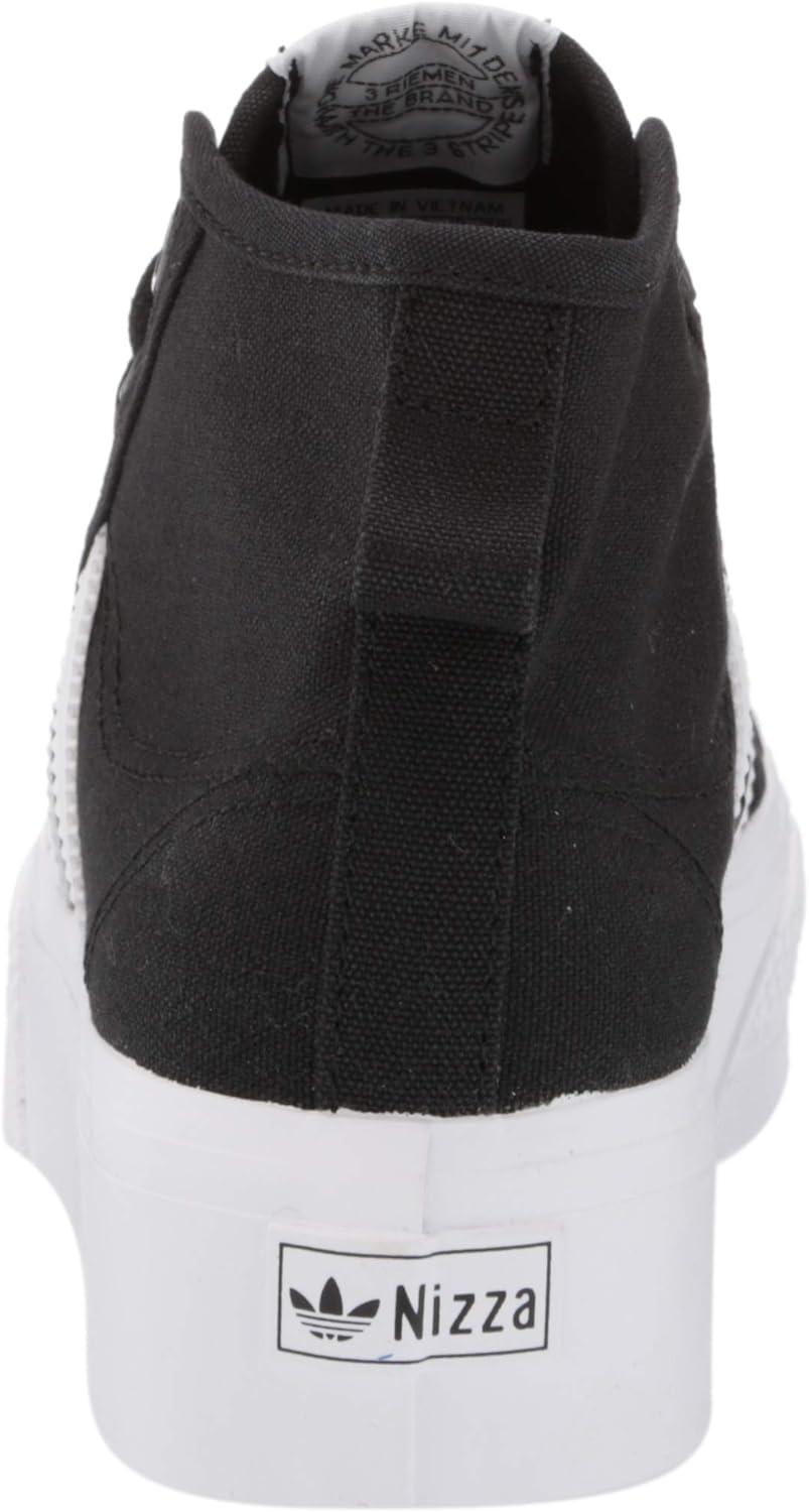 image:imageAdidas Originals Womens Nizza Platform MidBlackWhiteWhite