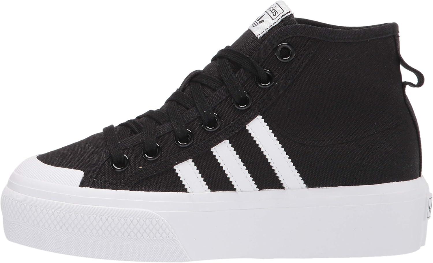 image:imageAdidas Originals Womens Nizza Platform MidBlackWhiteWhite