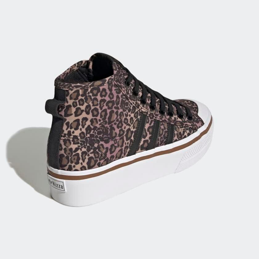 image:imageAdidas Originals Womens Nizza Platform MidBlackWhiteWild Brown