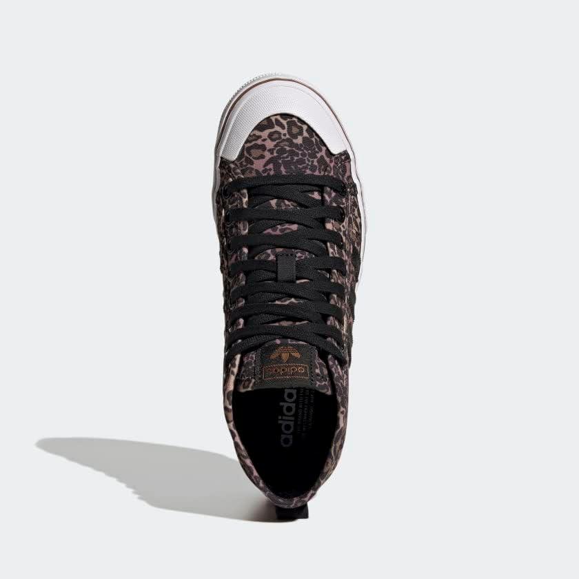 image:imageAdidas Originals Womens Nizza Platform MidBlackWhiteWild Brown