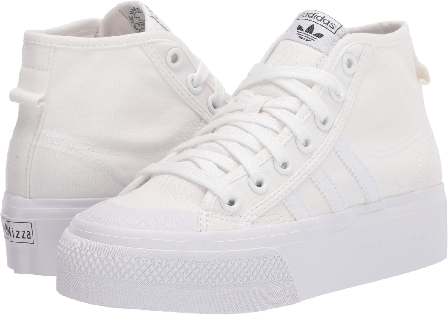 image:imageAdidas Originals Womens Nizza Platform MidWhiteWhiteWhite