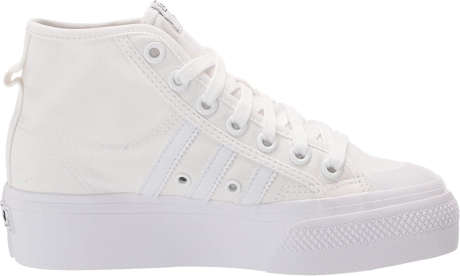 image:imageAdidas Originals Womens Nizza Platform MidWhiteWhiteWhite