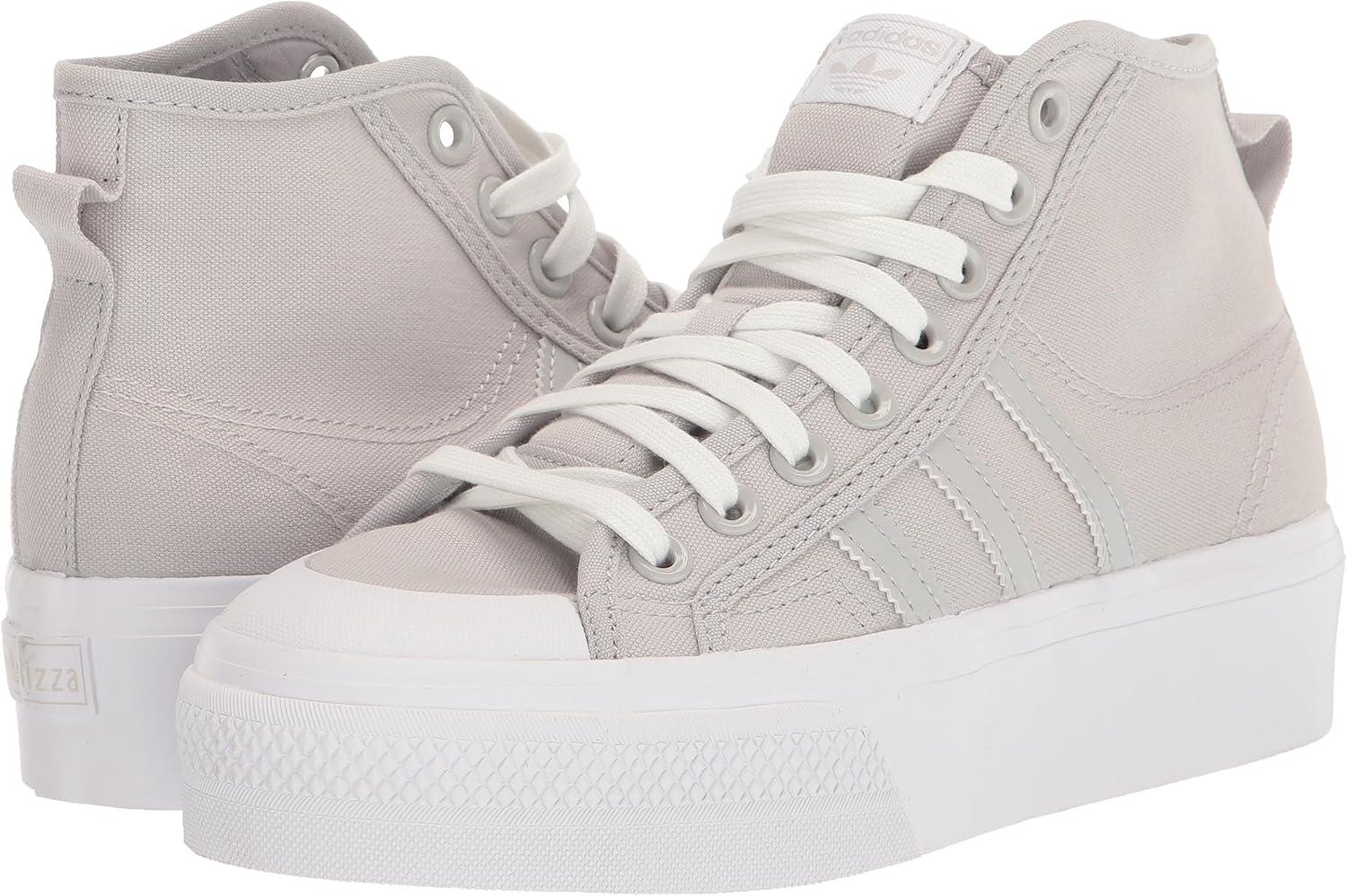 image:imageAdidas UnisexChild Nizza Platform MidSneakerGreyGreyWhite