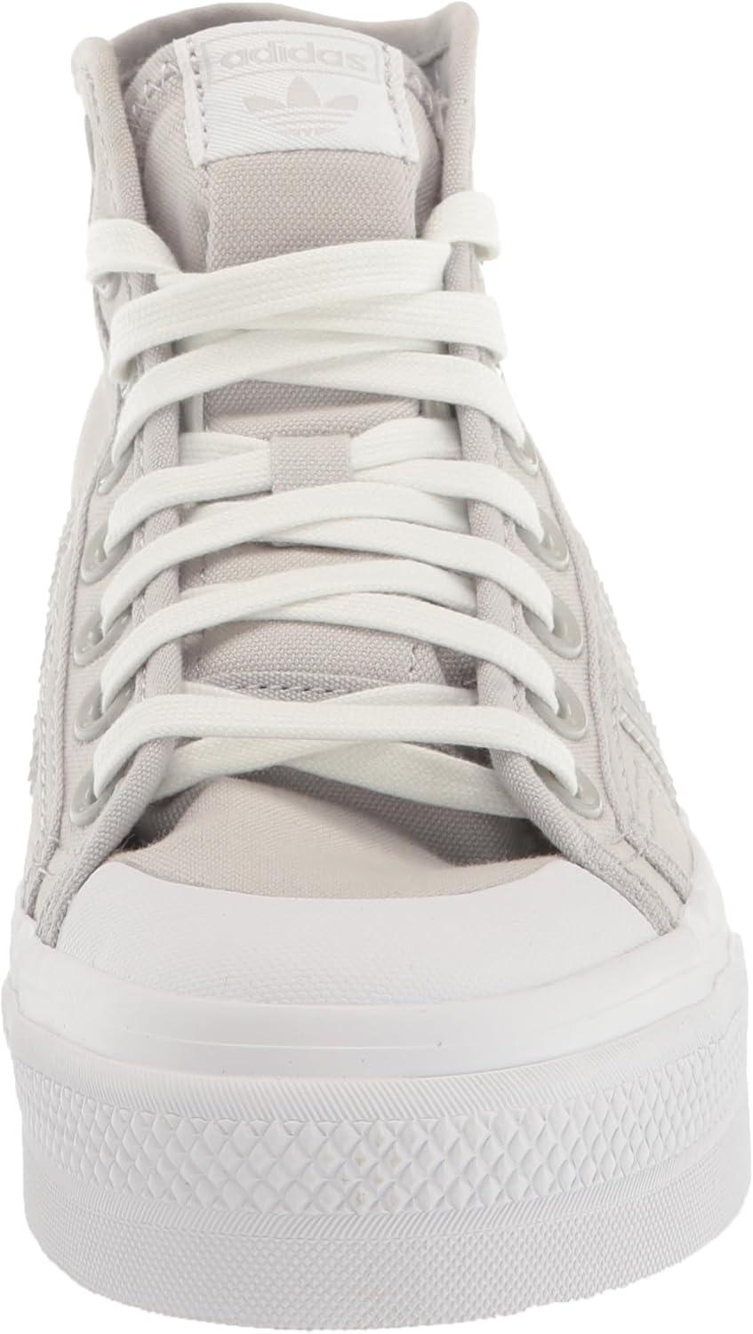 image:imageAdidas UnisexChild Nizza Platform MidSneakerGreyGreyWhite