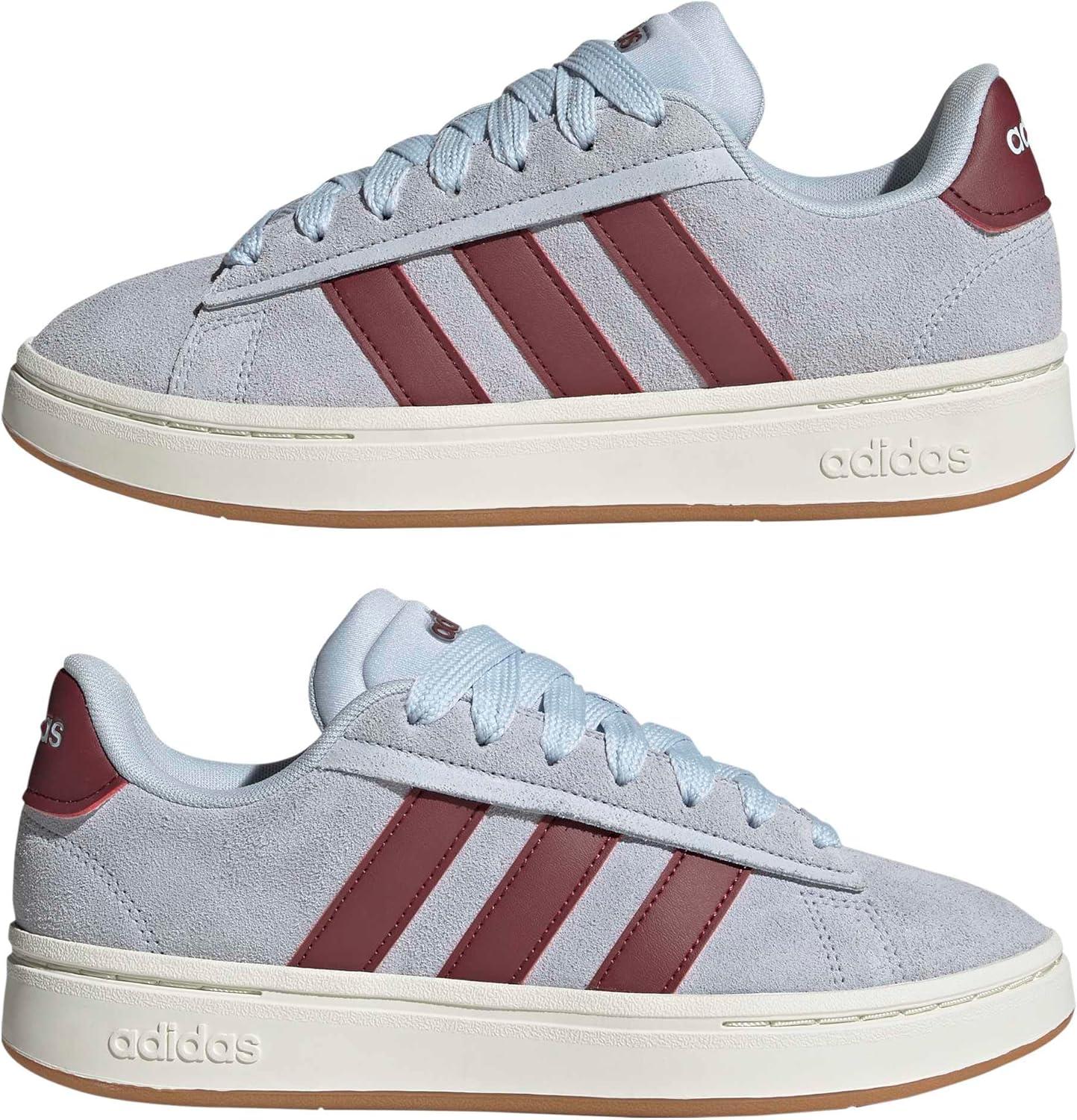 image:imageAdidas Womens Grand Court Alpha 00sCrystal SkyShadow RedOff White