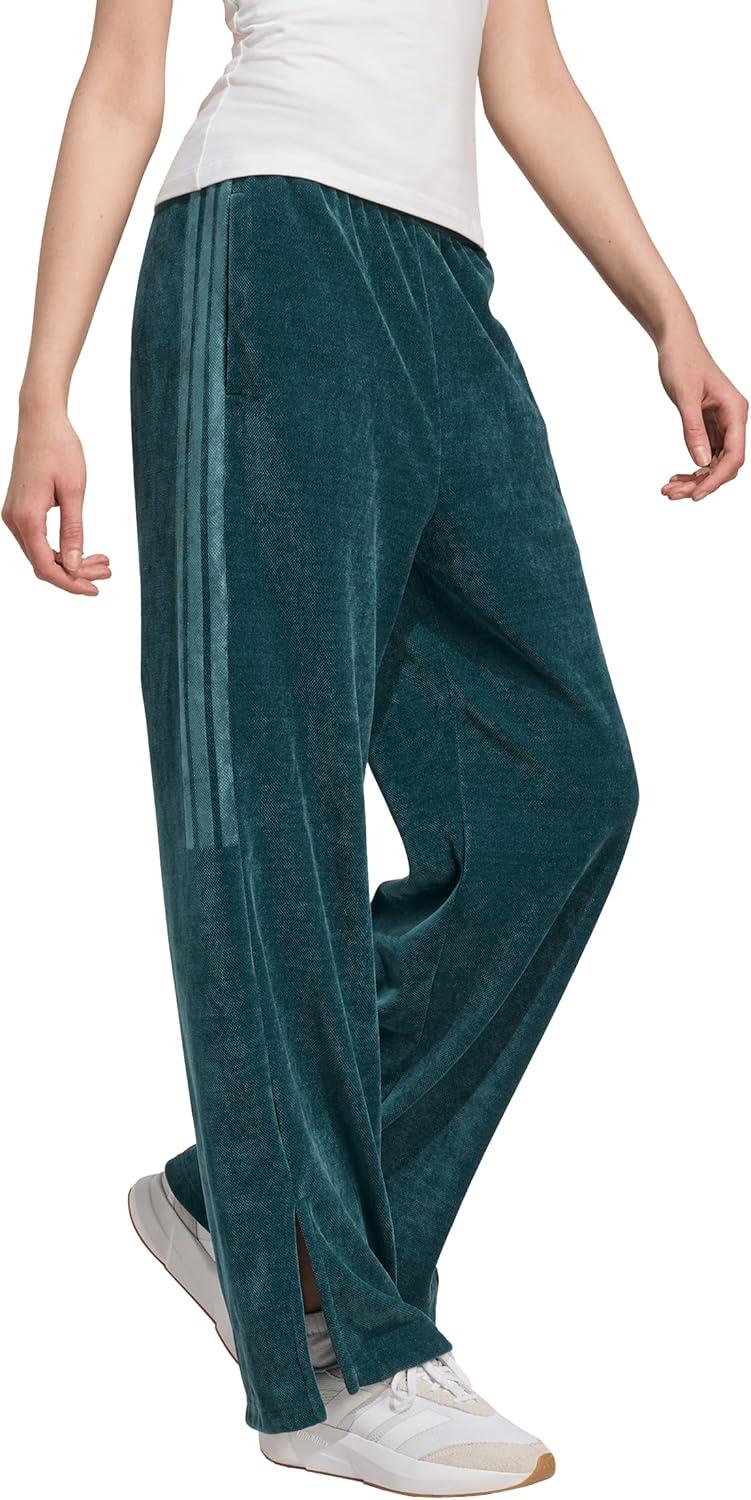 image:imageAdidas Womens Tiro Velour OpenHem PantsAurora Ivy