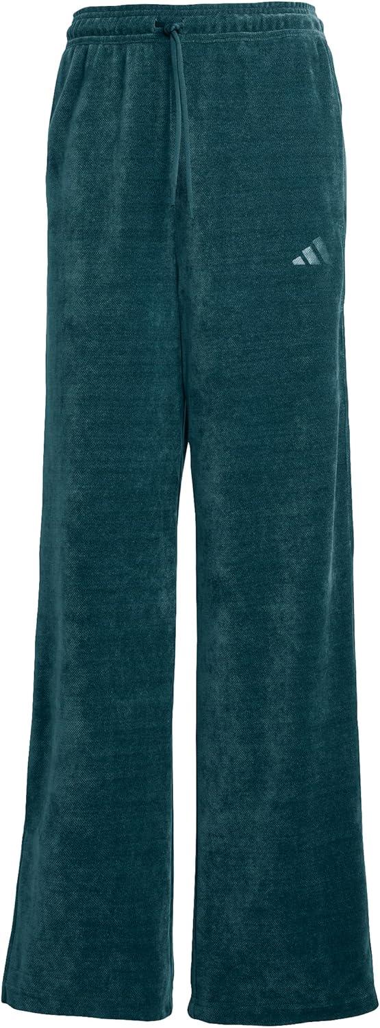 image:imageAdidas Womens Tiro Velour OpenHem PantsAurora Ivy