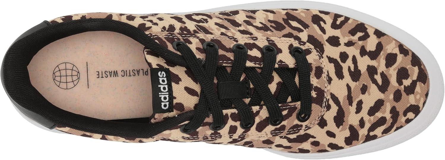 image:imageAdidas Womens Vulc Raid3rSkate ShoeHazy BeigeCardboardDark Brown