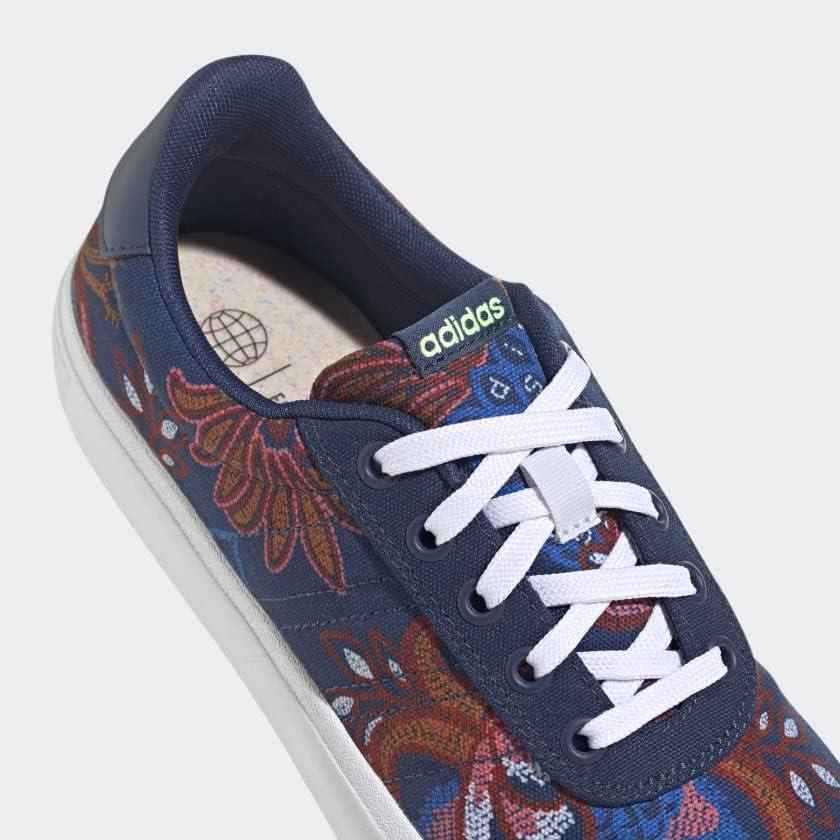 image:imageAdidas Womens Vulc Raid3rSkate ShoeMystery BlueHires YellowFtwr White