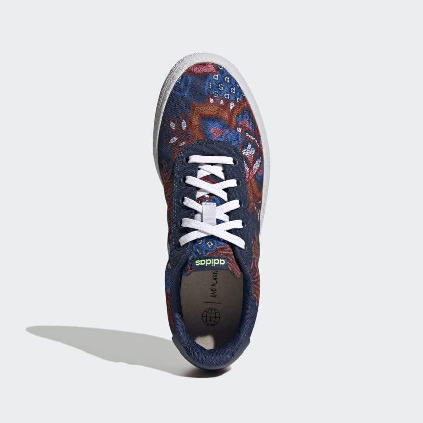 image:imageAdidas Womens Vulc Raid3rSkate ShoeMystery BlueHires YellowFtwr White
