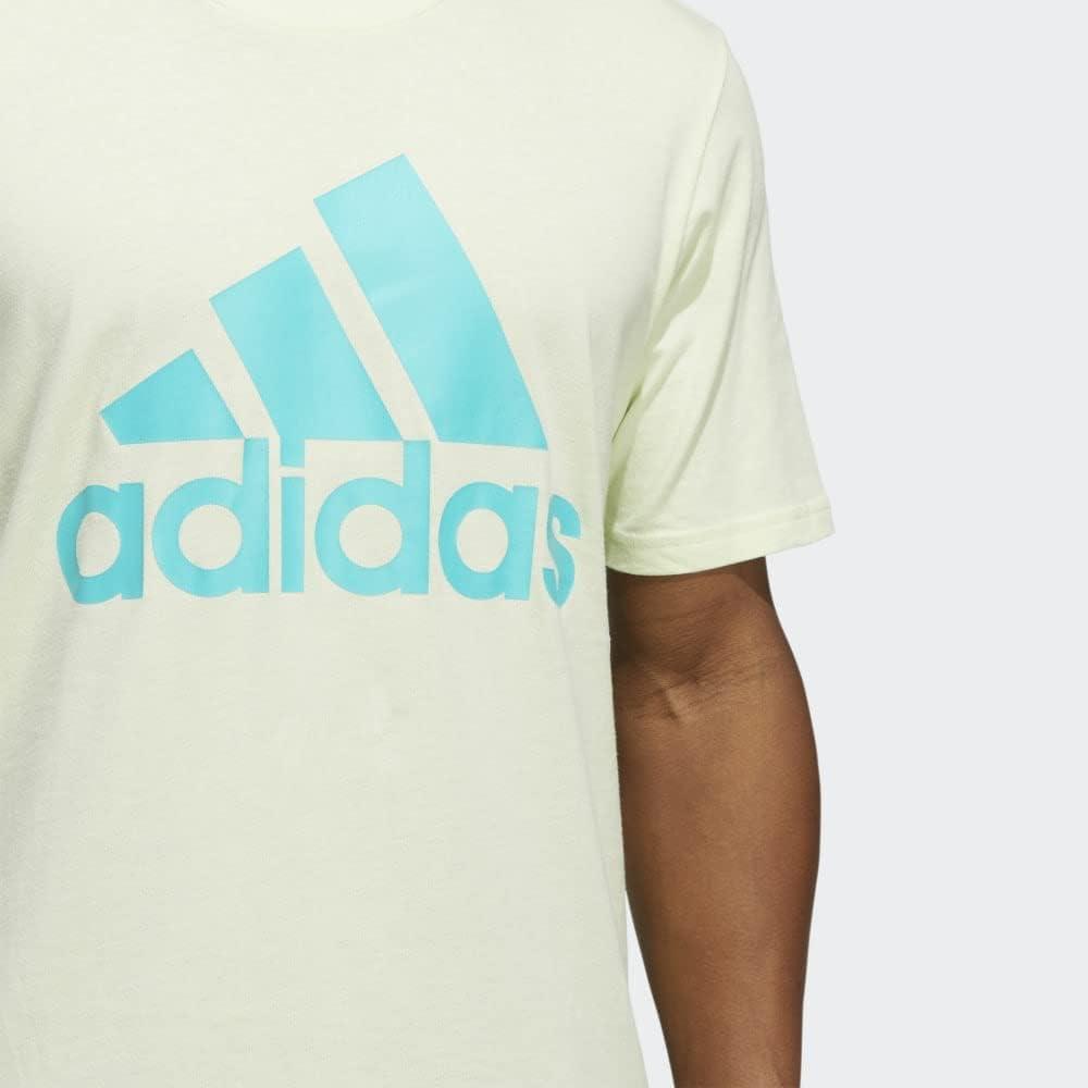 image:imageadidas Badge of Sport Tee MensAlmost LimeSemi Mint Rush