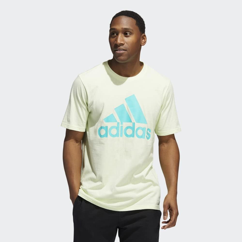 image:imageadidas Badge of Sport Tee MensAlmost LimeSemi Mint Rush