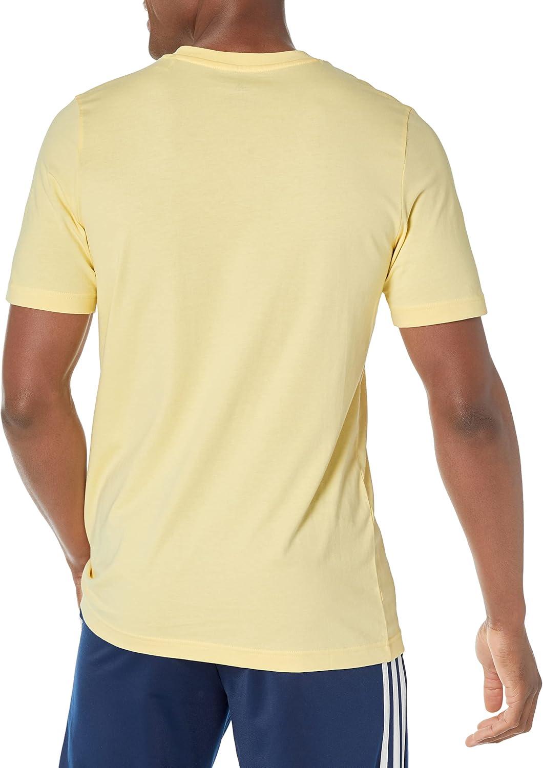 image:imageadidas Badge of Sport Tee MensAlmost YellowWhite