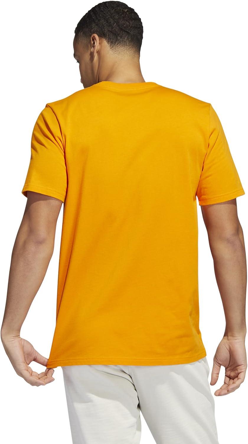 image:imageadidas Badge of Sport Tee MensBright OrangeShadow Navy
