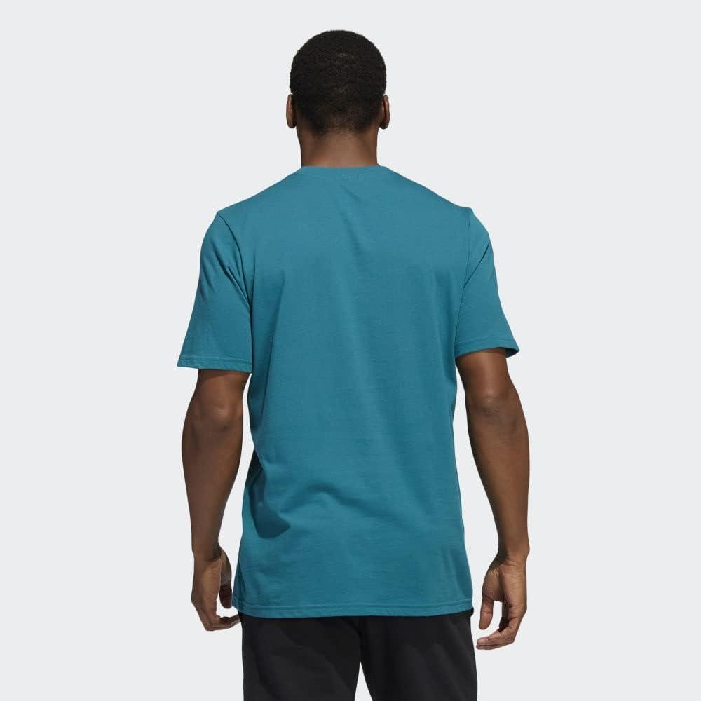 image:imageadidas Badge of Sport Tee MensLegacy TealMint Rush