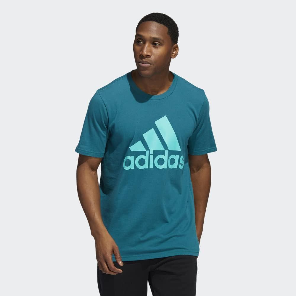 image:imageadidas Badge of Sport Tee MensLegacy TealMint Rush