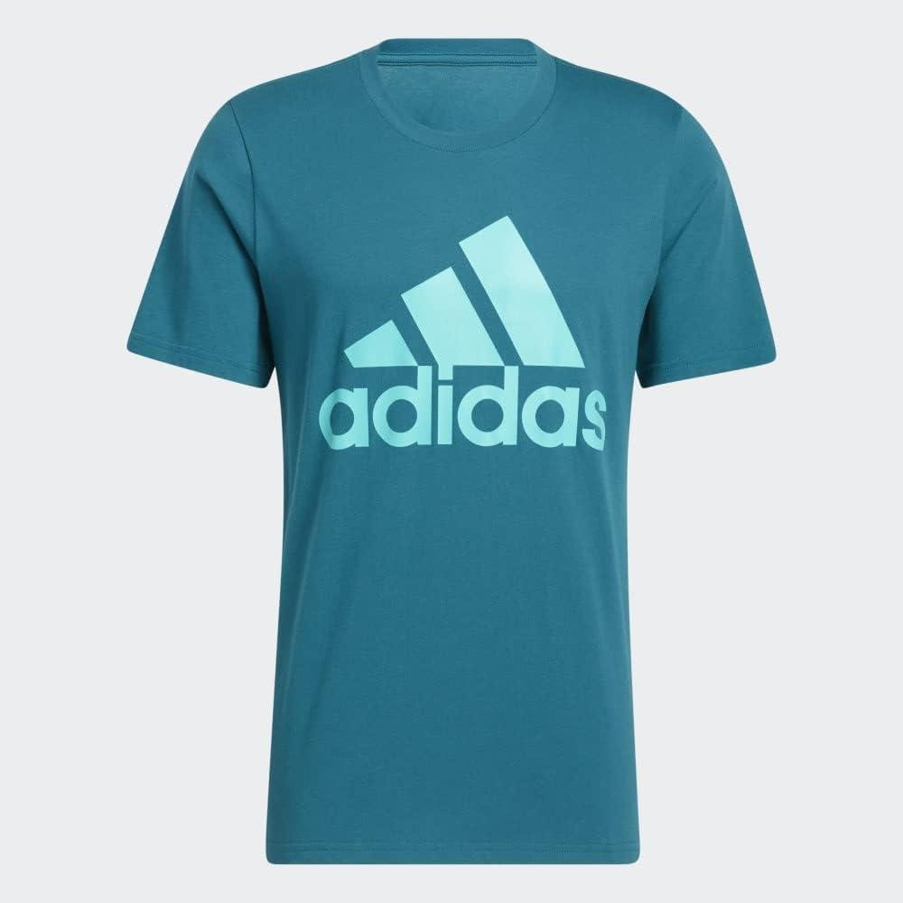 image:imageadidas Badge of Sport Tee MensLegacy TealMint Rush