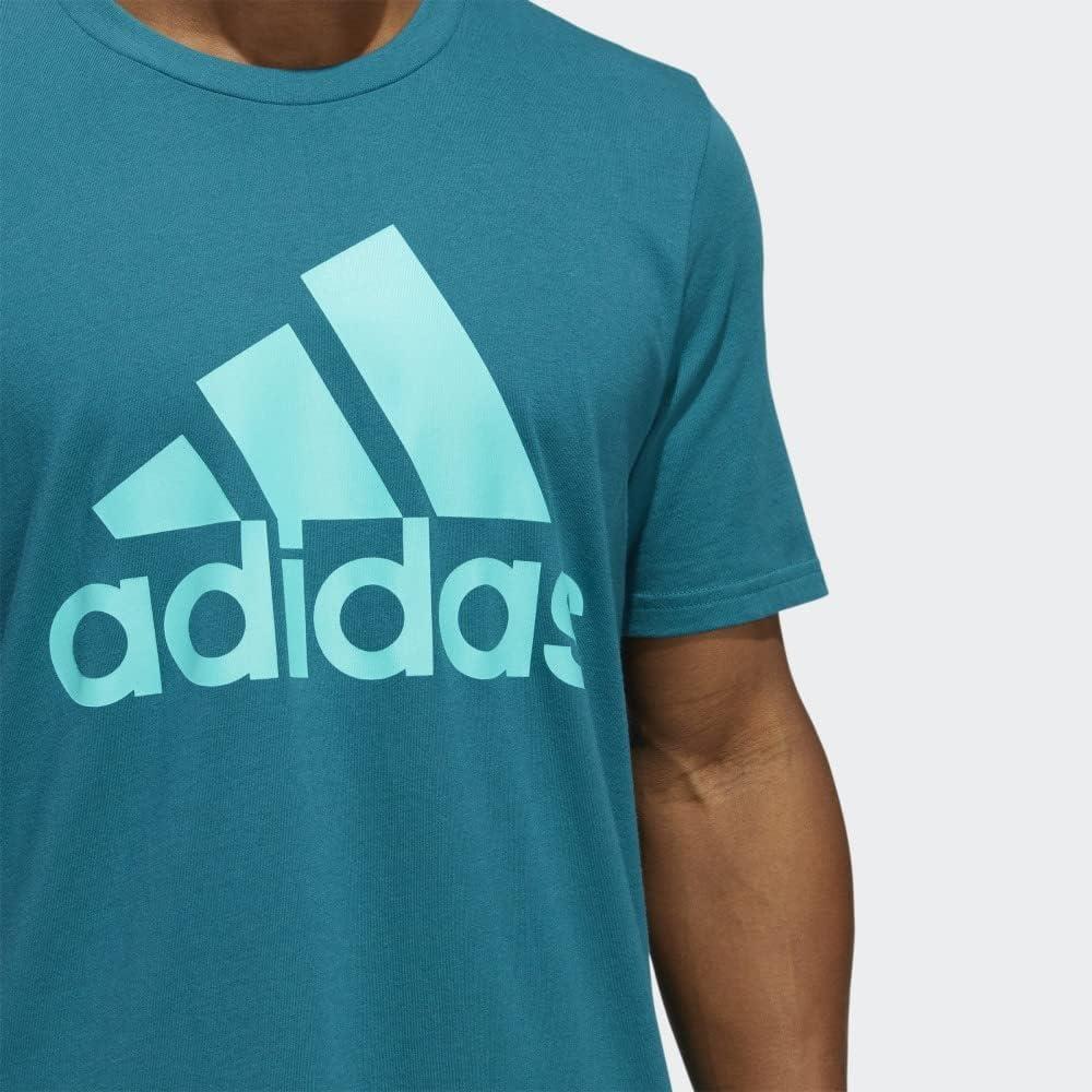 image:imageadidas Badge of Sport Tee MensLegacy TealMint Rush