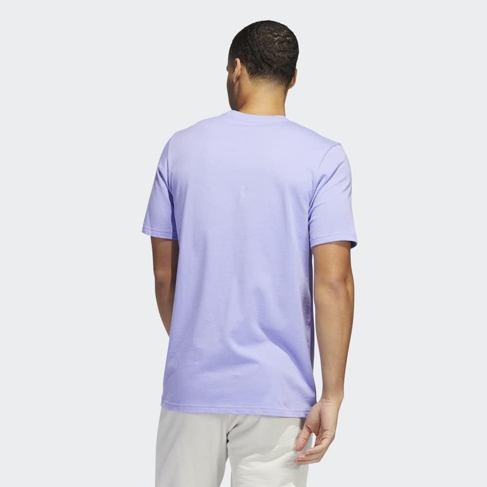 image:imageadidas Badge of Sport Tee MensLight PurpleShadow Navy
