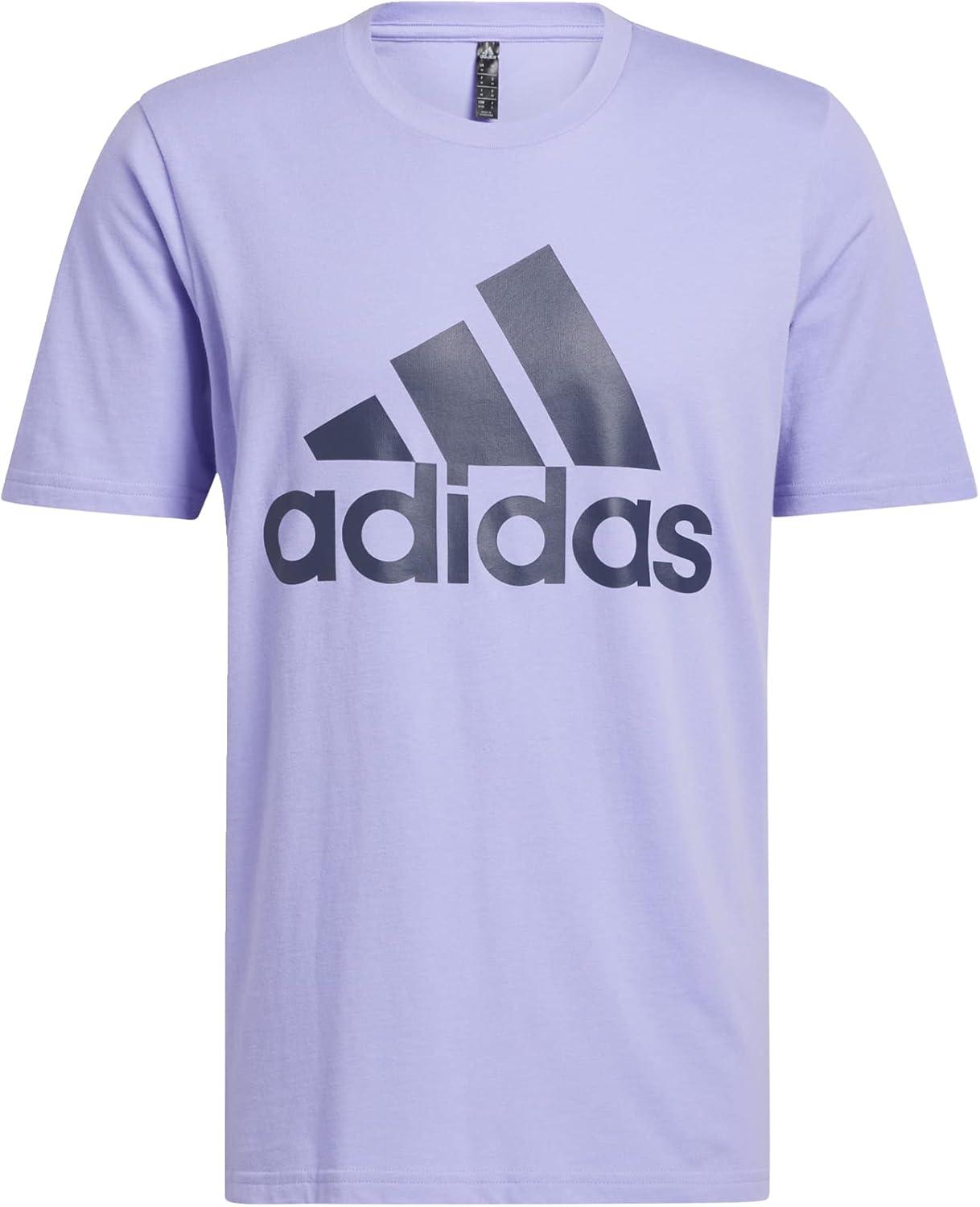 image:imageadidas Badge of Sport Tee MensLight PurpleShadow Navy