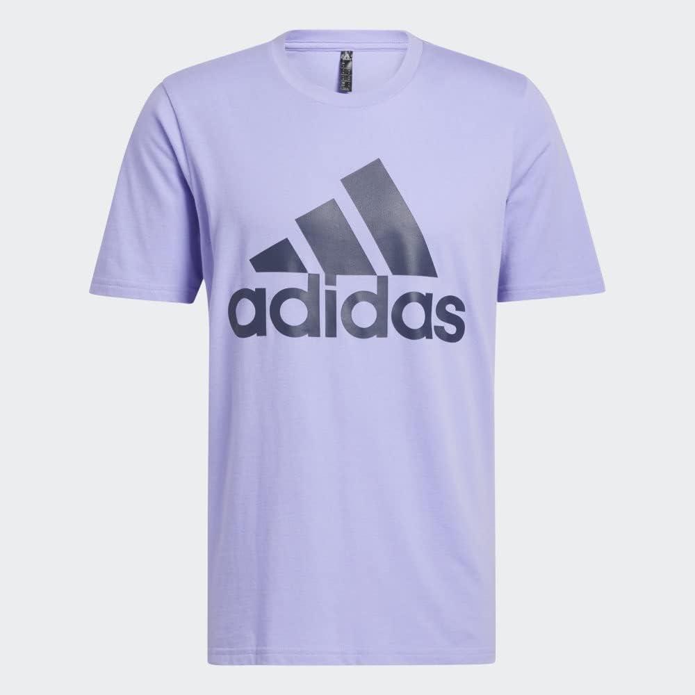 image:imageadidas Badge of Sport Tee MensLight PurpleShadow Navy