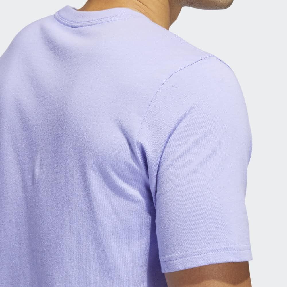 image:imageadidas Badge of Sport Tee MensLight PurpleShadow Navy