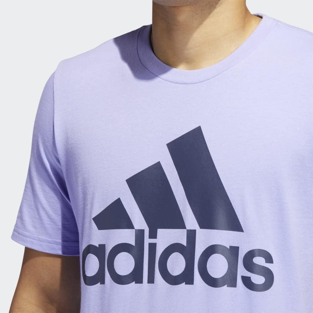 image:imageadidas Badge of Sport Tee MensLight PurpleShadow Navy
