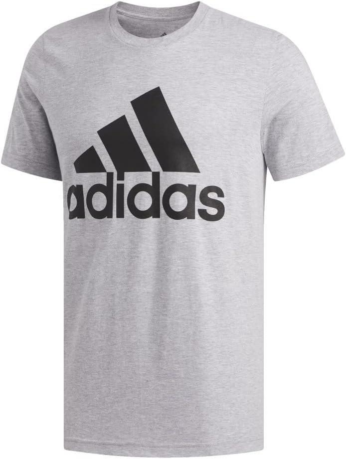 image:imageadidas Badge of Sport Tee MensMedium Grey Heather