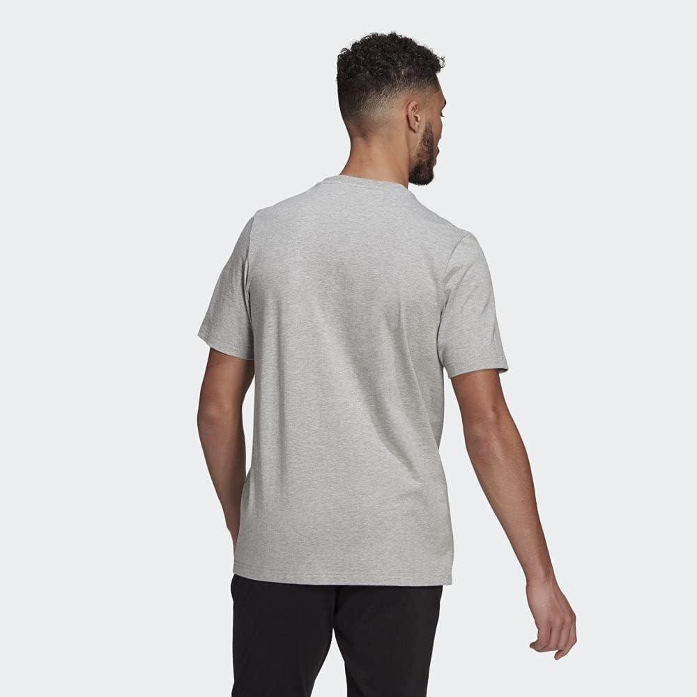 image:imageadidas Badge of Sport Tee MensMedium Grey HeatherBlack
