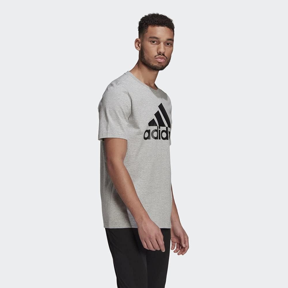 image:imageadidas Badge of Sport Tee MensMedium Grey HeatherBlack