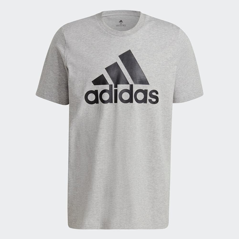 image:imageadidas Badge of Sport Tee MensMedium Grey HeatherBlack