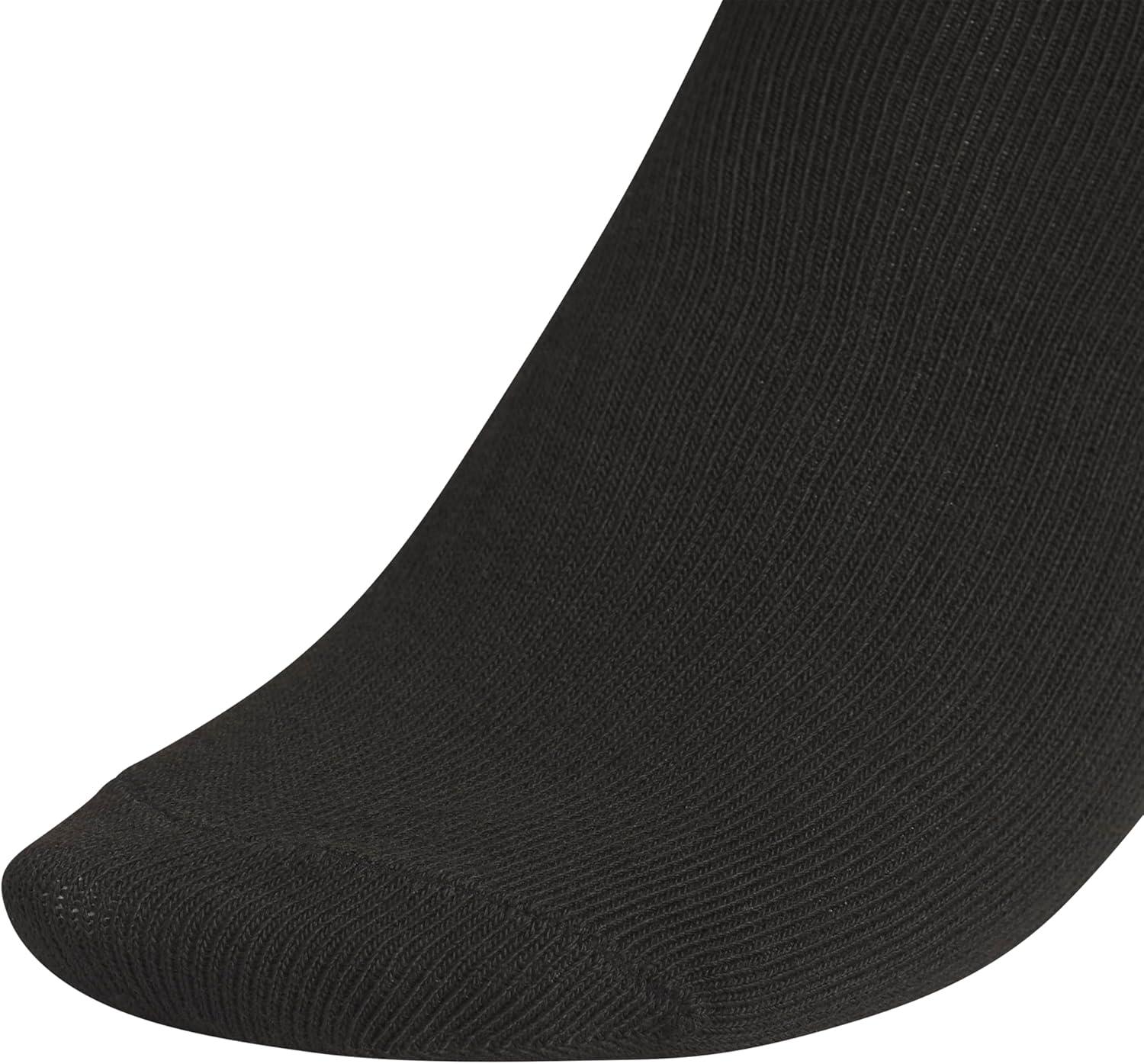 image:imageadidas Kids Superlite No Show Socks for Boys amp Girls 6 Pairs LightweightBlackBright RedSemi Flash Green