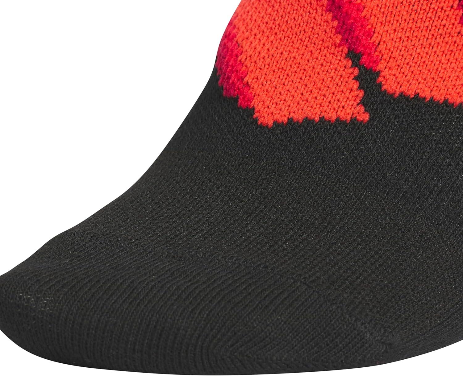 image:imageadidas Kids Superlite No Show Socks for Boys amp Girls 6 Pairs LightweightBlackPure Ruby RedLucid AquamarineClassic20