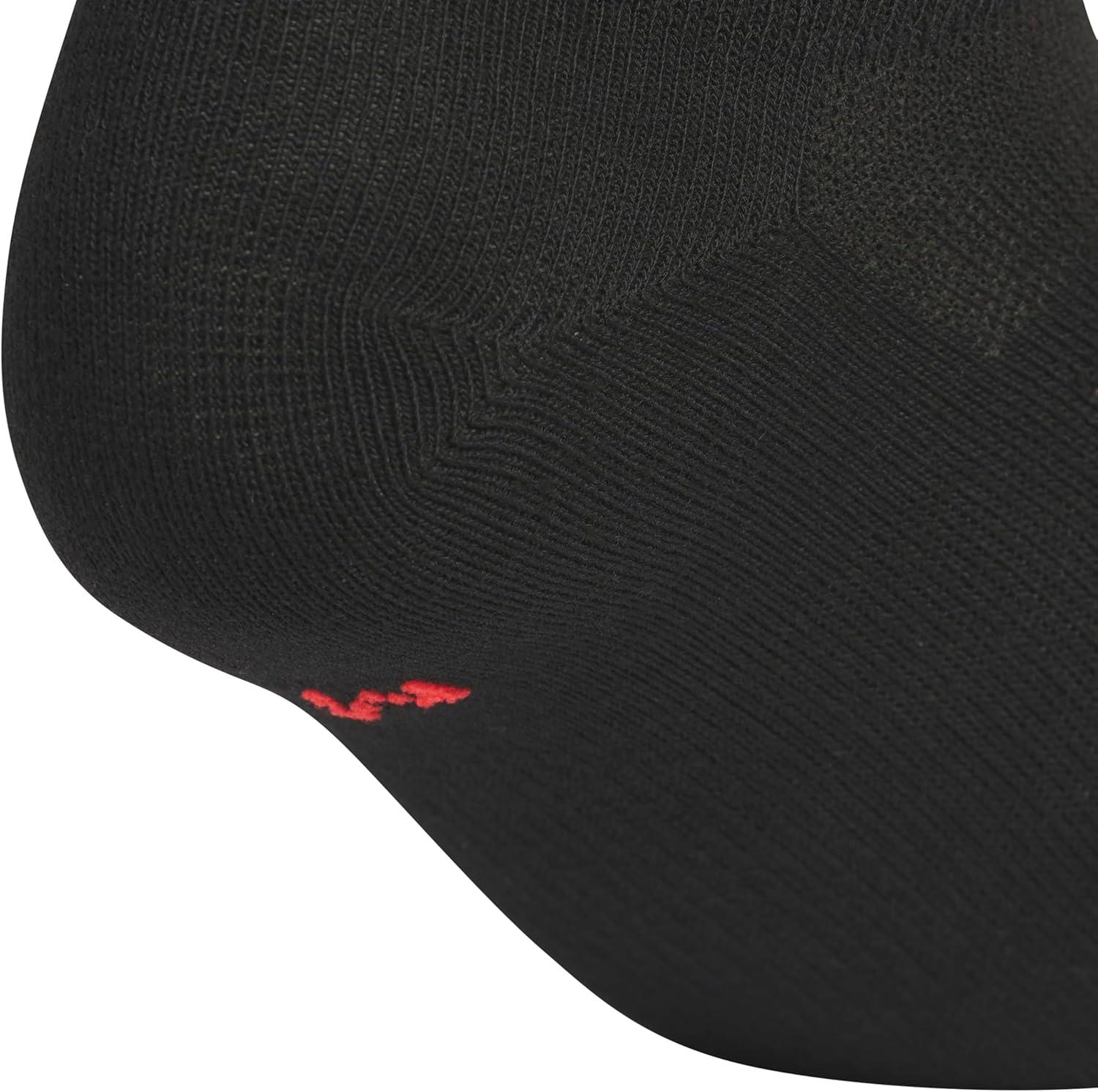 image:imageadidas Kids Superlite No Show Socks for Boys amp Girls 6 Pairs LightweightBlackPure Ruby RedLucid AquamarineClassic20