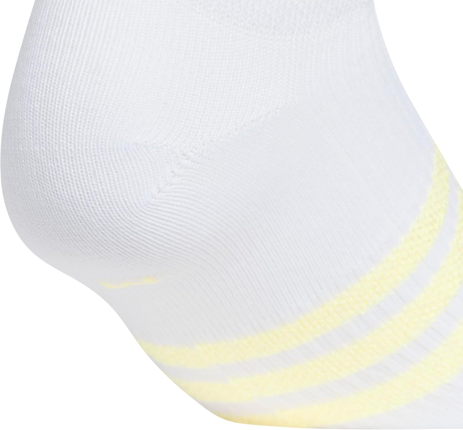 image:imageadidas Kids Superlite No Show Socks for Boys amp Girls 6 Pairs LightweightWhiteCool Light HeatherBlackGirls30