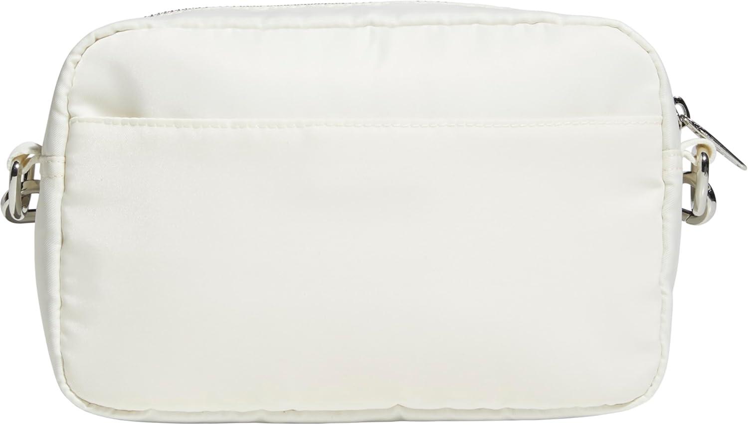 image:imageadidas Luxe Crossbody Premium Shoulder BagOff WhiteSilver Metallic