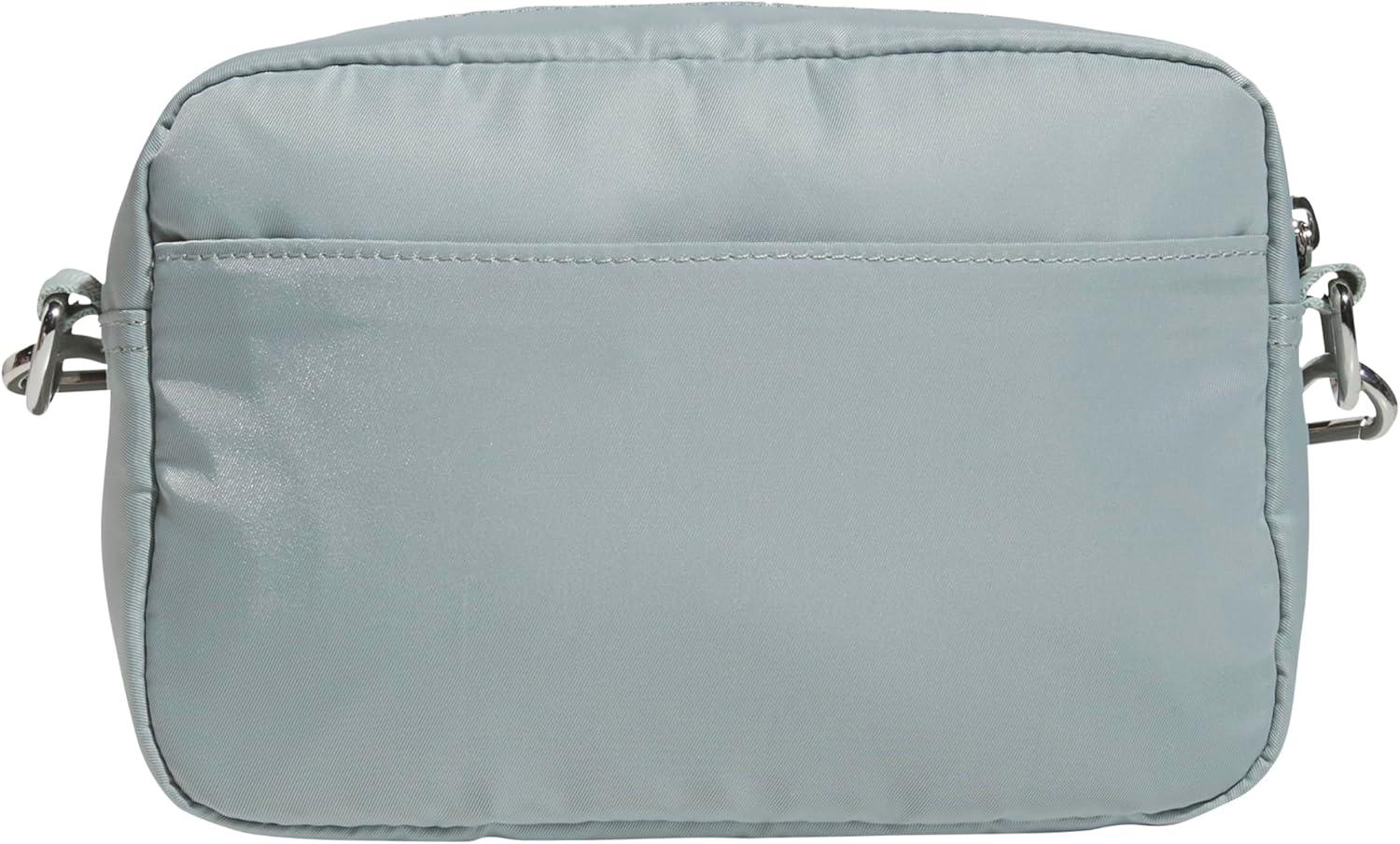 image:imageadidas Luxe Crossbody Premium Shoulder BagWonder Sage GreenSilver Metallic