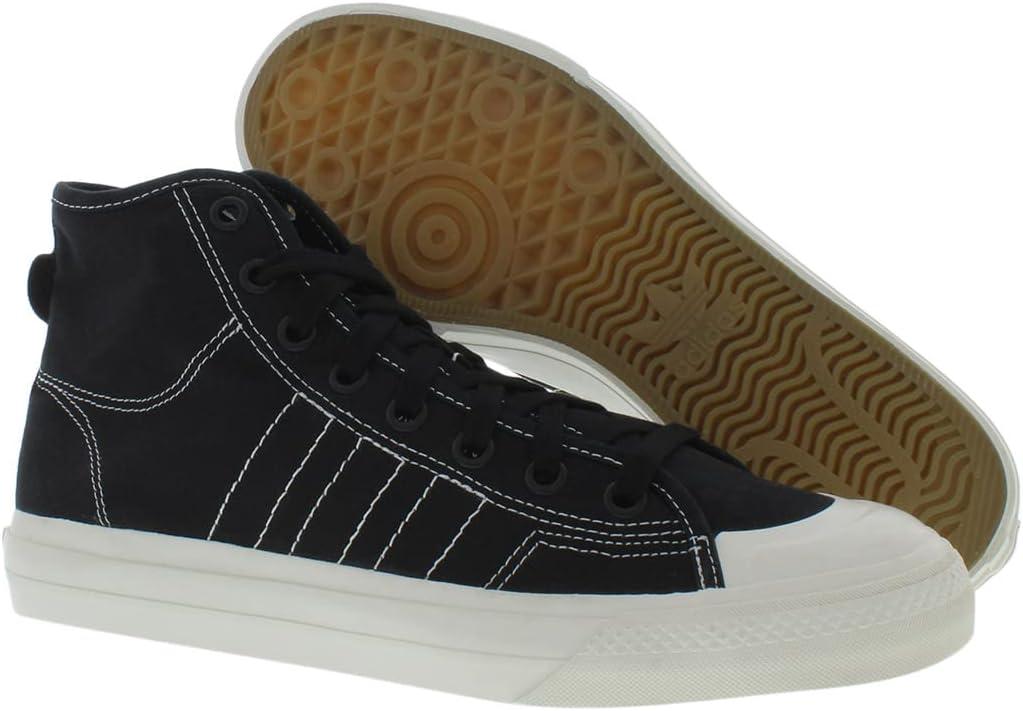 image:imageadidas Originals Mens Nizza Hi RF SneakersBlackBlack