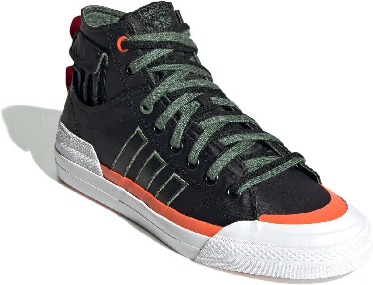image:imageadidas Originals Mens Nizza Hi RF SneakersBlackOlive