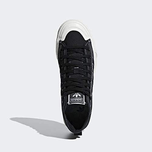 image:imageadidas Originals Mens Nizza Hi RF SneakersBlackWhiteOff White