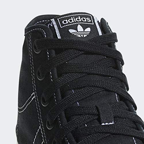 image:imageadidas Originals Mens Nizza Hi RF SneakersBlackWhiteOff White