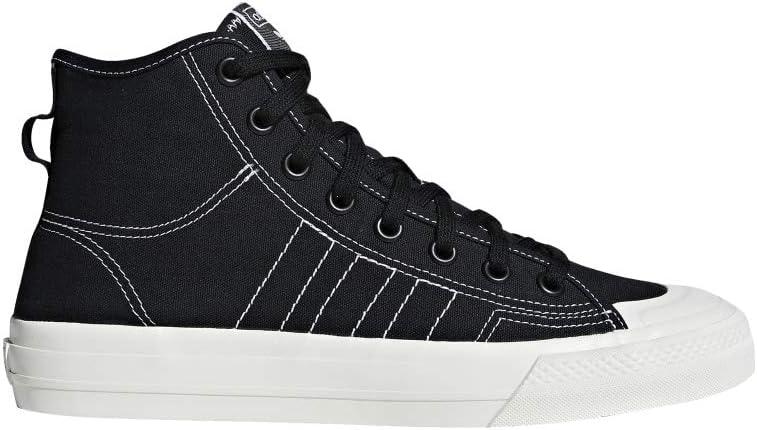 image:imageadidas Originals Mens Nizza Hi RF SneakersBlackWhiteOff White