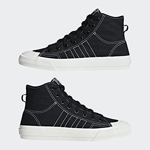 image:imageadidas Originals Mens Nizza Hi RF SneakersBlackWhiteOff White